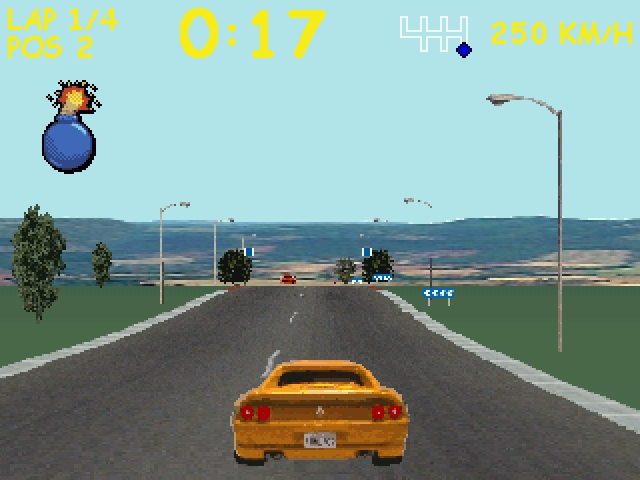 Racer atari screenshot